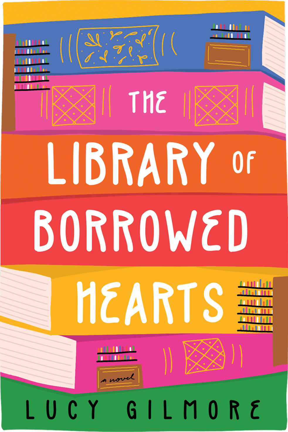 Cover of The Library of Borrowed Hearts by Lucy Gilmore