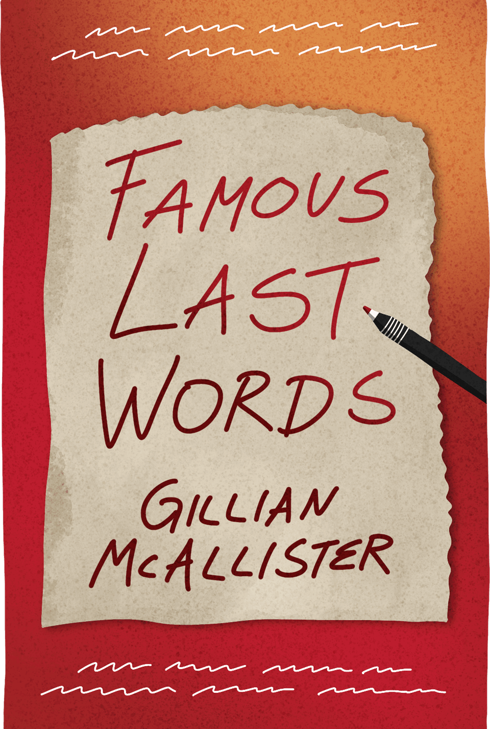Cover of Famous Last Words by Gillian McAllister