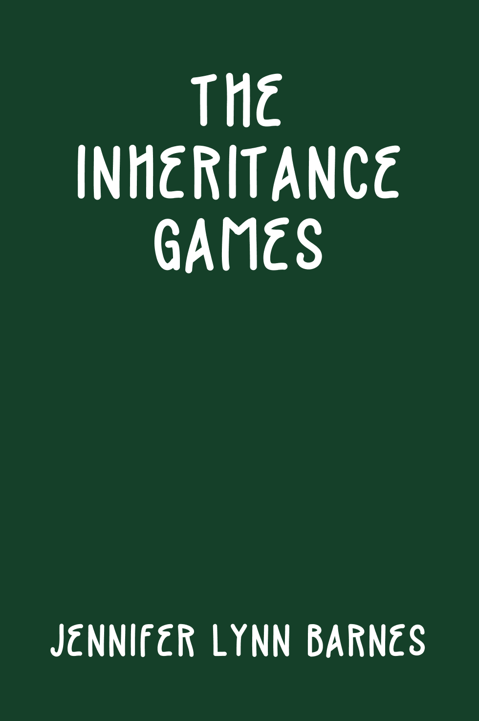 Cover of The Inheritance Games by Jennifer Lynn Barnes