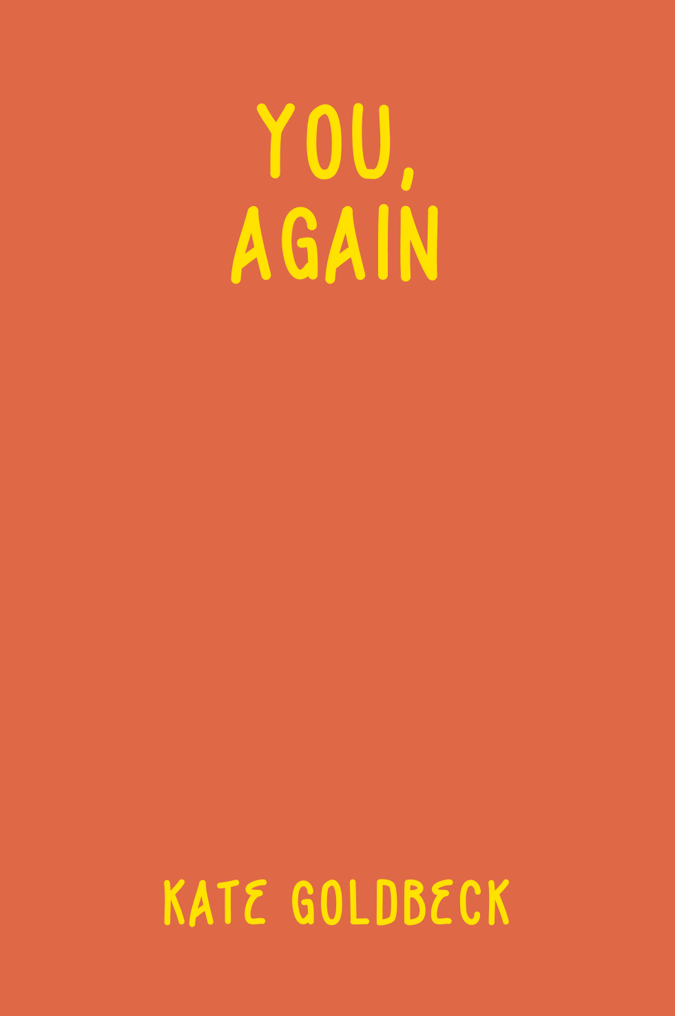 Cover of You, Again by Kate Goldbeck